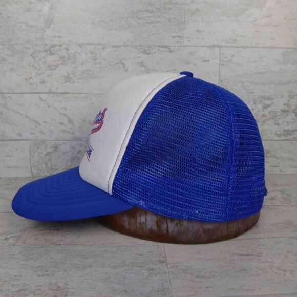 Vintage Los Angeles Dodgers Mesh Trucker Snapback Hat Cap Dodger Blue Baseball - Picture 5 of 7